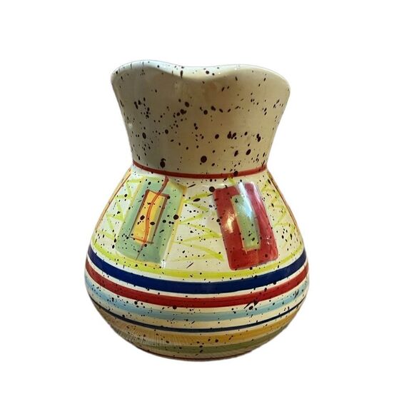 Pfaltzgraff SEDONA stonewear Creamer Pitcher Multicolor Speckle southwest - Picture 7 of 10